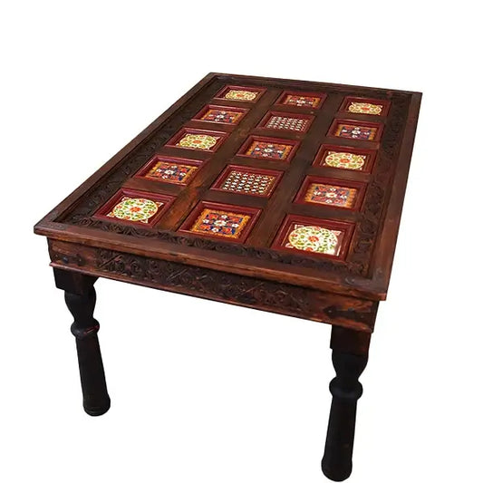 Akbari Panel Dining Table 6 Person
