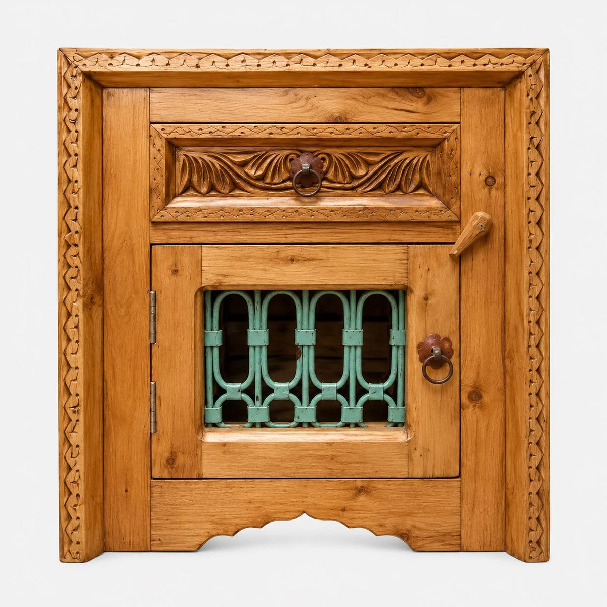 Iron Jaali Bed Side Table I