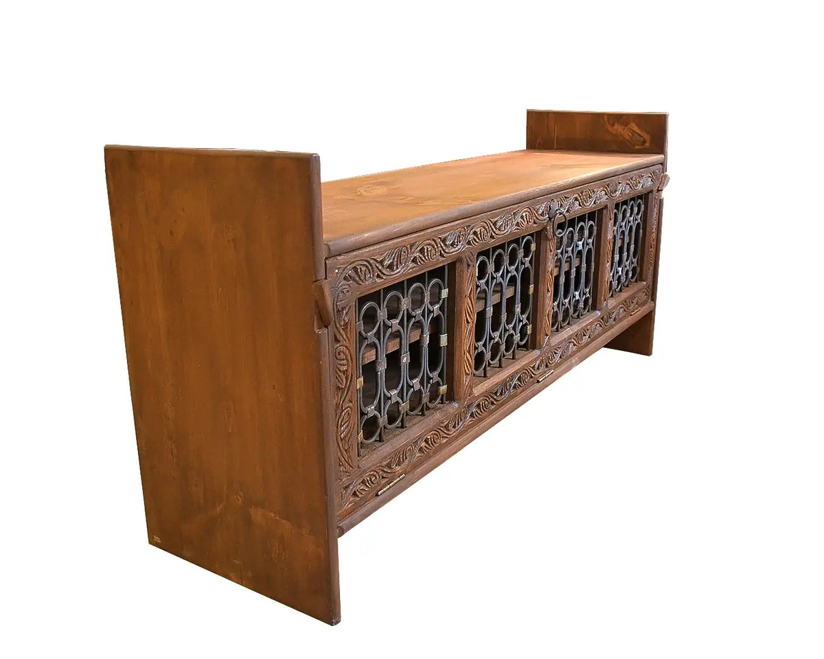 Iron Jaali Shoe Rack